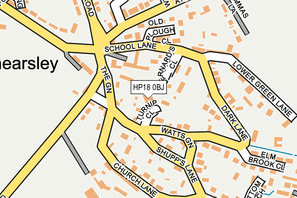 HP18 0BJ map - OS OpenMap – Local (Ordnance Survey) HP18 0BJ map - OS OpenMap – Local (Ordnance Survey)