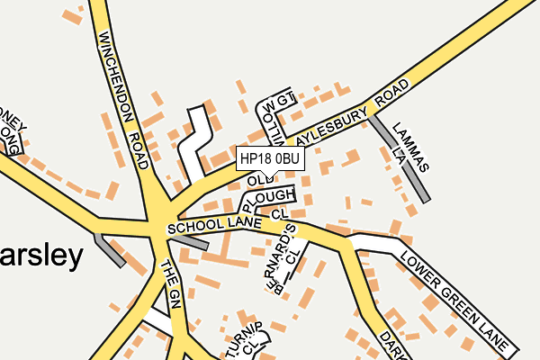 HP18 0BU map - OS OpenMap – Local (Ordnance Survey) HP18 0BU map - OS OpenMap – Local (Ordnance Survey)