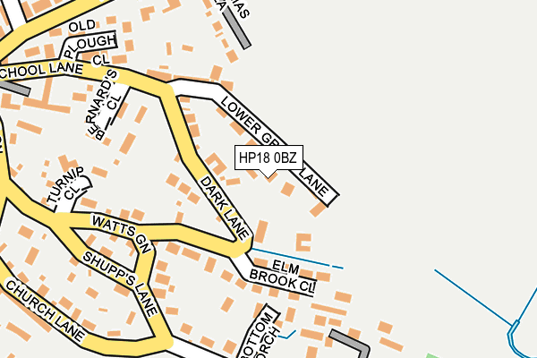 HP18 0BZ map - OS OpenMap – Local (Ordnance Survey) HP18 0BZ map - OS OpenMap – Local (Ordnance Survey)