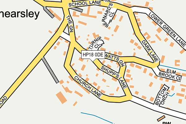 HP18 0DE map - OS OpenMap – Local (Ordnance Survey) HP18 0DE map - OS OpenMap – Local (Ordnance Survey)