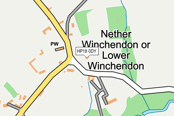 HP18 0DY map - OS OpenMap – Local (Ordnance Survey) HP18 0DY map - OS OpenMap – Local (Ordnance Survey)