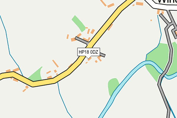 HP18 0DZ map - OS OpenMap – Local (Ordnance Survey) HP18 0DZ map - OS OpenMap – Local (Ordnance Survey)