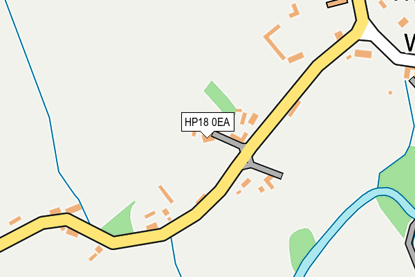 HP18 0EA map - OS OpenMap – Local (Ordnance Survey) HP18 0EA map - OS OpenMap – Local (Ordnance Survey)