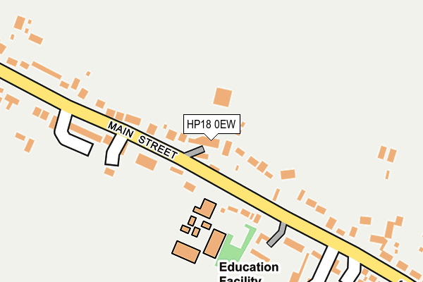 HP18 0EW map - OS OpenMap – Local (Ordnance Survey) HP18 0EW map - OS OpenMap – Local (Ordnance Survey)