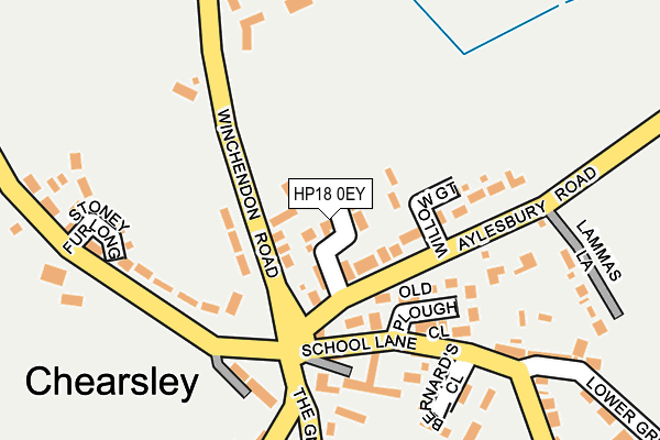 HP18 0EY map - OS OpenMap – Local (Ordnance Survey) HP18 0EY map - OS OpenMap – Local (Ordnance Survey)