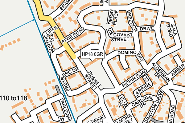 HP18 0GR map - OS OpenMap – Local (Ordnance Survey) HP18 0GR map - OS OpenMap – Local (Ordnance Survey)