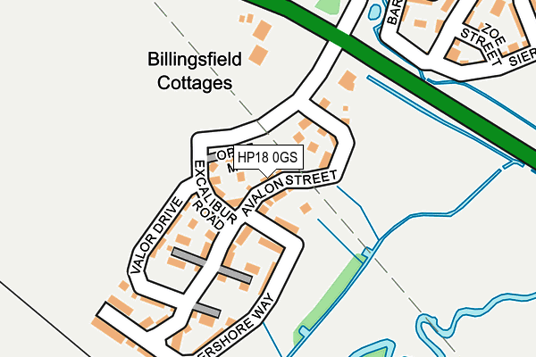HP18 0GS map - OS OpenMap – Local (Ordnance Survey) HP18 0GS map - OS OpenMap – Local (Ordnance Survey)