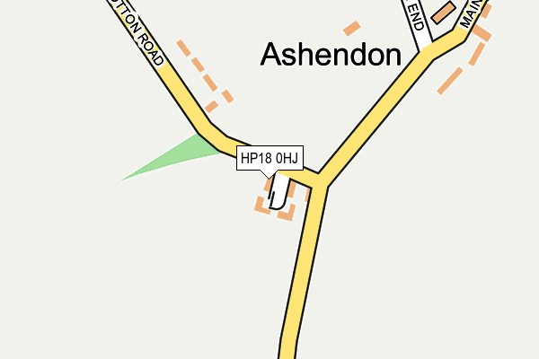 HP18 0HJ map - OS OpenMap – Local (Ordnance Survey) HP18 0HJ map - OS OpenMap – Local (Ordnance Survey)