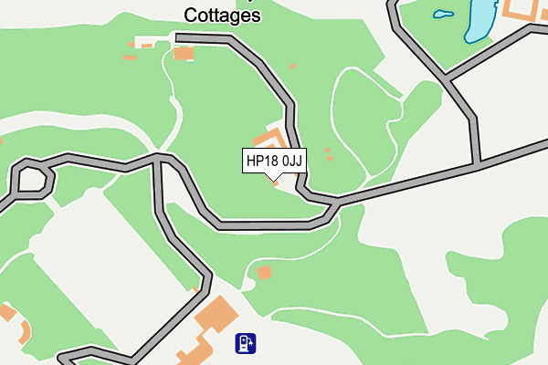 HP18 0JJ map - OS OpenMap – Local (Ordnance Survey)
