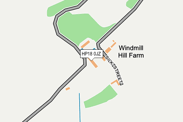 HP18 0JZ map - OS OpenMap – Local (Ordnance Survey) HP18 0JZ map - OS OpenMap – Local (Ordnance Survey)