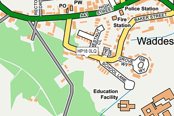 HP18 0LQ map - OS OpenMap – Local (Ordnance Survey) HP18 0LQ map - OS OpenMap – Local (Ordnance Survey)