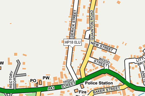 HP18 0LU map - OS OpenMap – Local (Ordnance Survey) HP18 0LU map - OS OpenMap – Local (Ordnance Survey)