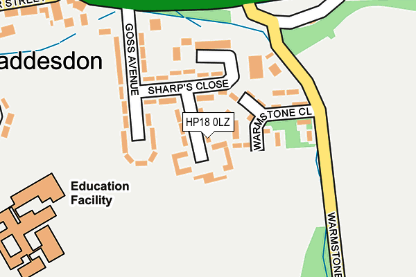 HP18 0LZ map - OS OpenMap – Local (Ordnance Survey) HP18 0LZ map - OS OpenMap – Local (Ordnance Survey)