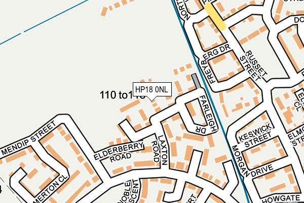 HP18 0NL map - OS OpenMap – Local (Ordnance Survey) HP18 0NL map - OS OpenMap – Local (Ordnance Survey)