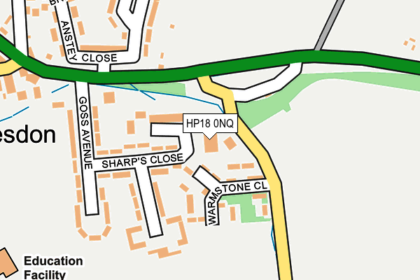 HP18 0NQ map - OS OpenMap – Local (Ordnance Survey) HP18 0NQ map - OS OpenMap – Local (Ordnance Survey)