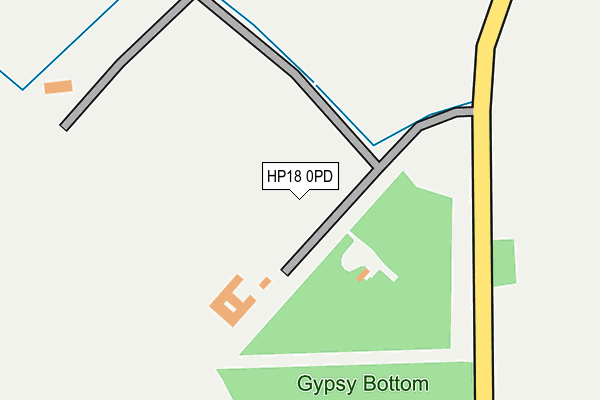 HP18 0PD map - OS OpenMap – Local (Ordnance Survey) HP18 0PD map - OS OpenMap – Local (Ordnance Survey)