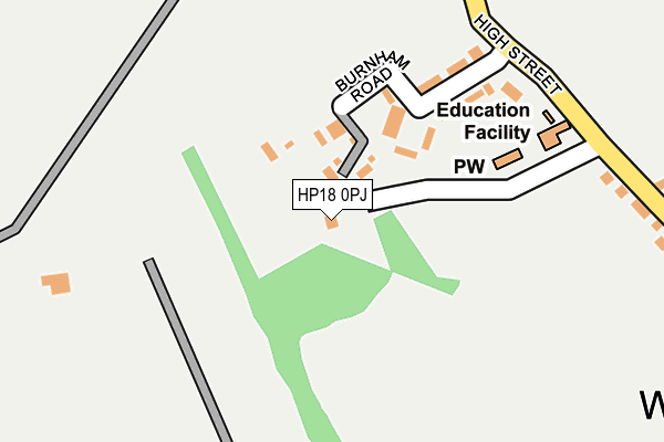HP18 0PJ map - OS OpenMap – Local (Ordnance Survey) HP18 0PJ map - OS OpenMap – Local (Ordnance Survey)