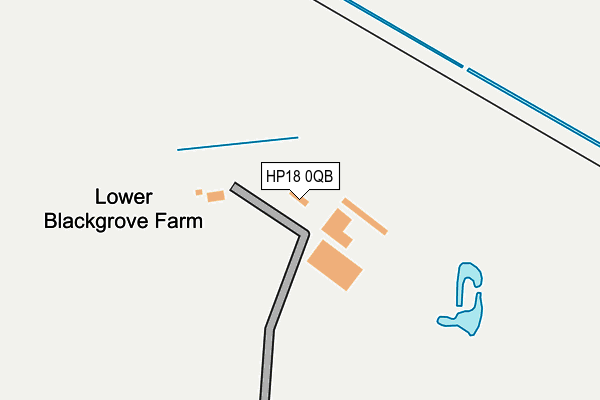 HP18 0QB map - OS OpenMap – Local (Ordnance Survey) HP18 0QB map - OS OpenMap – Local (Ordnance Survey)