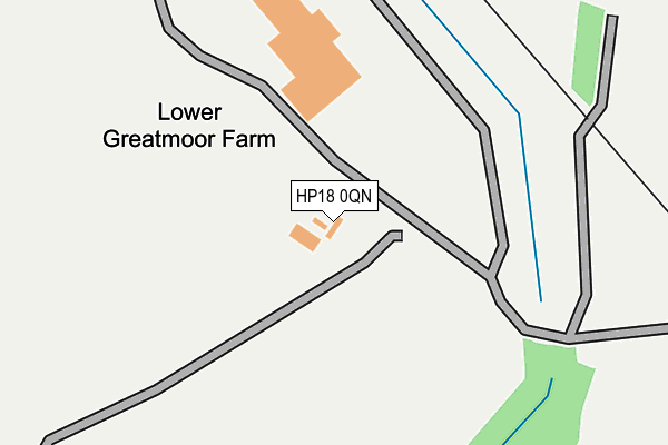 HP18 0QN map - OS OpenMap – Local (Ordnance Survey) HP18 0QN map - OS OpenMap – Local (Ordnance Survey)