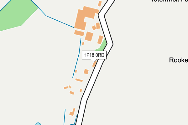HP18 0RD map - OS OpenMap – Local (Ordnance Survey)
