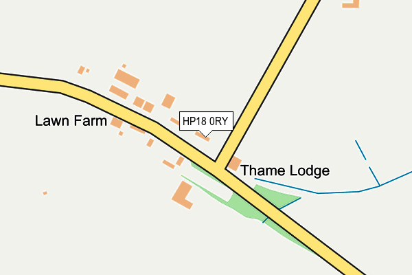 HP18 0RY map - OS OpenMap – Local (Ordnance Survey) HP18 0RY map - OS OpenMap – Local (Ordnance Survey)