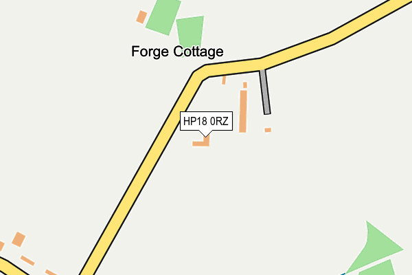 HP18 0RZ map - OS OpenMap – Local (Ordnance Survey) HP18 0RZ map - OS OpenMap – Local (Ordnance Survey)