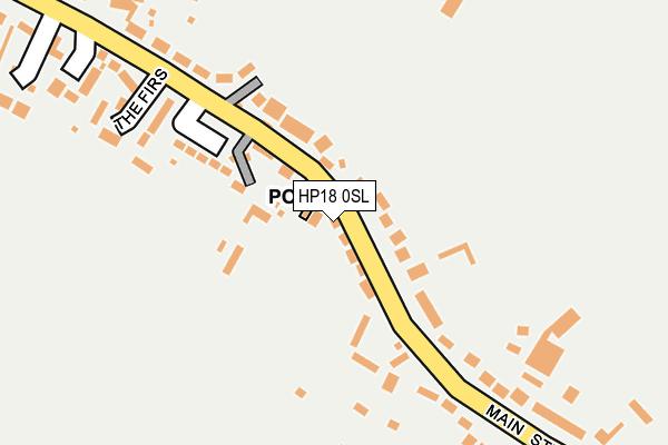 HP18 0SL map - OS OpenMap – Local (Ordnance Survey) HP18 0SL map - OS OpenMap – Local (Ordnance Survey)