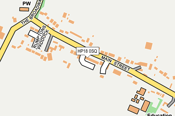 HP18 0SQ map - OS OpenMap – Local (Ordnance Survey) HP18 0SQ map - OS OpenMap – Local (Ordnance Survey)