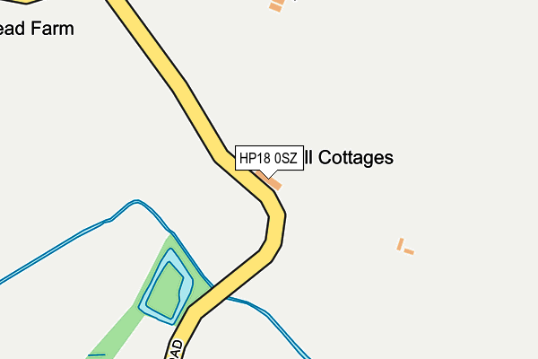 HP18 0SZ map - OS OpenMap – Local (Ordnance Survey) HP18 0SZ map - OS OpenMap – Local (Ordnance Survey)