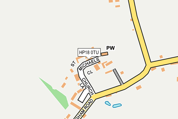 HP18 0TU map - OS OpenMap – Local (Ordnance Survey) HP18 0TU map - OS OpenMap – Local (Ordnance Survey)