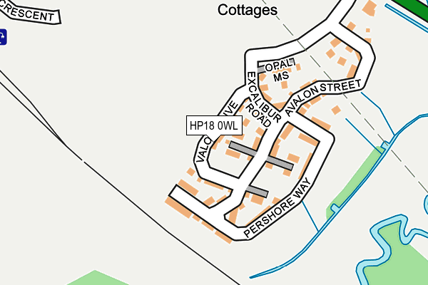 HP18 0WL map - OS OpenMap – Local (Ordnance Survey) HP18 0WL map - OS OpenMap – Local (Ordnance Survey)