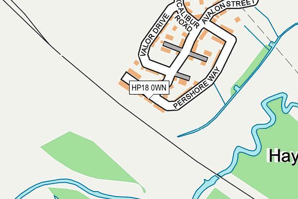 HP18 0WN map - OS OpenMap – Local (Ordnance Survey) HP18 0WN map - OS OpenMap – Local (Ordnance Survey)