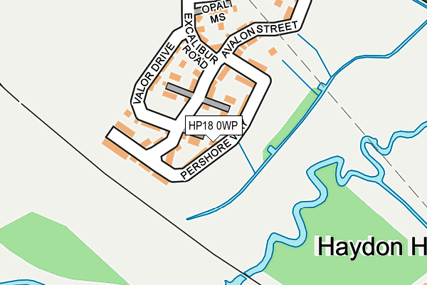 HP18 0WP map - OS OpenMap – Local (Ordnance Survey) HP18 0WP map - OS OpenMap – Local (Ordnance Survey)