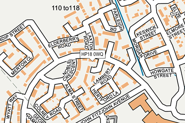 HP18 0WQ map - OS OpenMap – Local (Ordnance Survey) HP18 0WQ map - OS OpenMap – Local (Ordnance Survey)