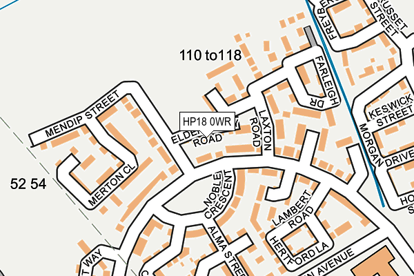 HP18 0WR map - OS OpenMap – Local (Ordnance Survey) HP18 0WR map - OS OpenMap – Local (Ordnance Survey)