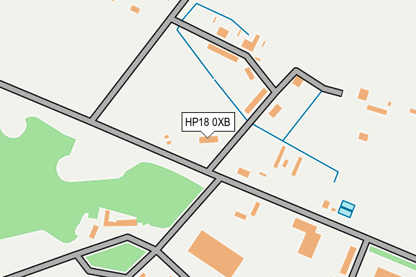 HP18 0XB map - OS OpenMap – Local (Ordnance Survey) HP18 0XB map - OS OpenMap – Local (Ordnance Survey)