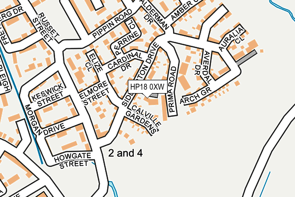 HP18 0XW map - OS OpenMap – Local (Ordnance Survey) HP18 0XW map - OS OpenMap – Local (Ordnance Survey)