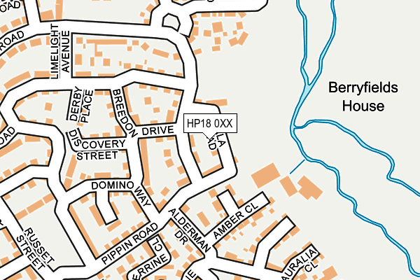 HP18 0XX map - OS OpenMap – Local (Ordnance Survey) HP18 0XX map - OS OpenMap – Local (Ordnance Survey)