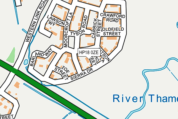 HP18 0ZE map - OS OpenMap – Local (Ordnance Survey) HP18 0ZE map - OS OpenMap – Local (Ordnance Survey)