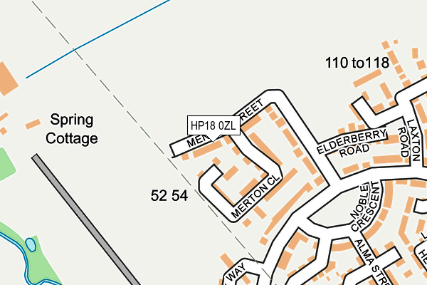 HP18 0ZL map - OS OpenMap – Local (Ordnance Survey) HP18 0ZL map - OS OpenMap – Local (Ordnance Survey)