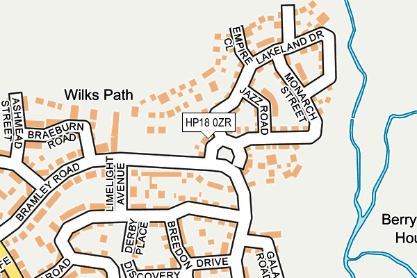HP18 0ZR map - OS OpenMap – Local (Ordnance Survey) HP18 0ZR map - OS OpenMap – Local (Ordnance Survey)
