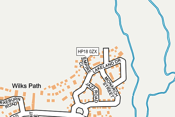 HP18 0ZX map - OS OpenMap – Local (Ordnance Survey) HP18 0ZX map - OS OpenMap – Local (Ordnance Survey)
