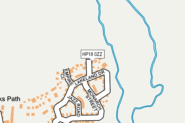HP18 0ZZ map - OS OpenMap – Local (Ordnance Survey) HP18 0ZZ map - OS OpenMap – Local (Ordnance Survey)