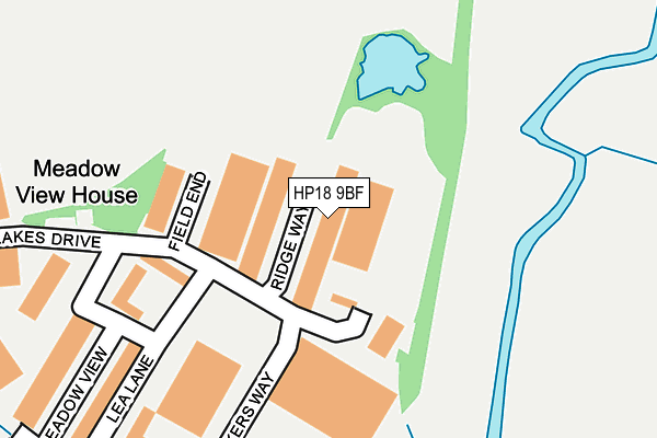 HP18 9BF map - OS OpenMap – Local (Ordnance Survey) HP18 9BF map - OS OpenMap – Local (Ordnance Survey)