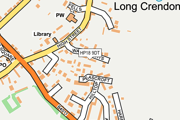 HP18 9DT map - OS OpenMap – Local (Ordnance Survey) HP18 9DT map - OS OpenMap – Local (Ordnance Survey)