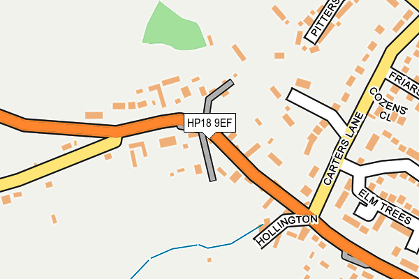 HP18 9EF map - OS OpenMap – Local (Ordnance Survey) HP18 9EF map - OS OpenMap – Local (Ordnance Survey)