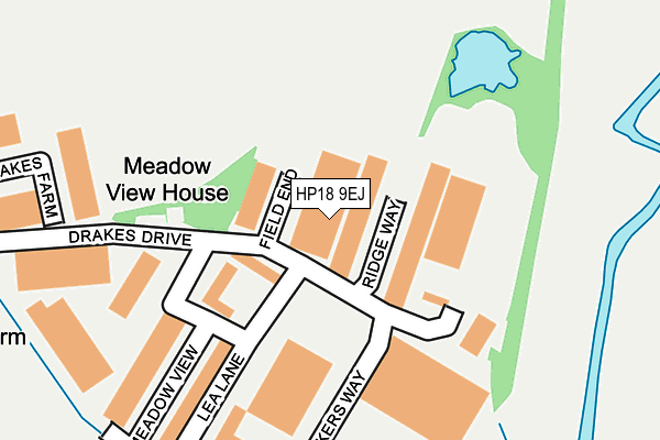 HP18 9EJ map - OS OpenMap – Local (Ordnance Survey) HP18 9EJ map - OS OpenMap – Local (Ordnance Survey)