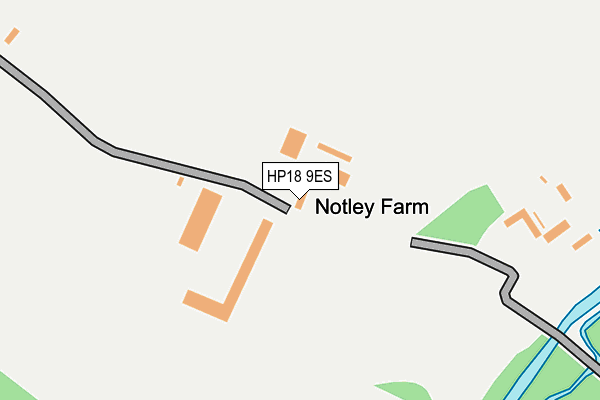 HP18 9ES map - OS OpenMap – Local (Ordnance Survey) HP18 9ES map - OS OpenMap – Local (Ordnance Survey)
