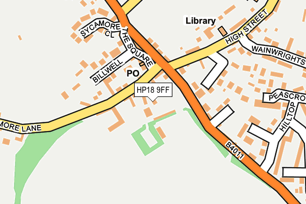HP18 9FF map - OS OpenMap – Local (Ordnance Survey) HP18 9FF map - OS OpenMap – Local (Ordnance Survey)