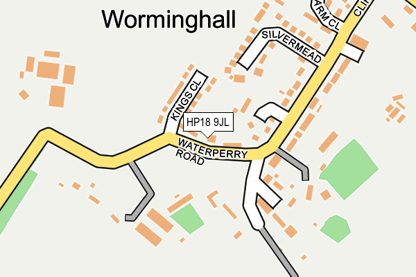 HP18 9JL map - OS OpenMap – Local (Ordnance Survey) HP18 9JL map - OS OpenMap – Local (Ordnance Survey)